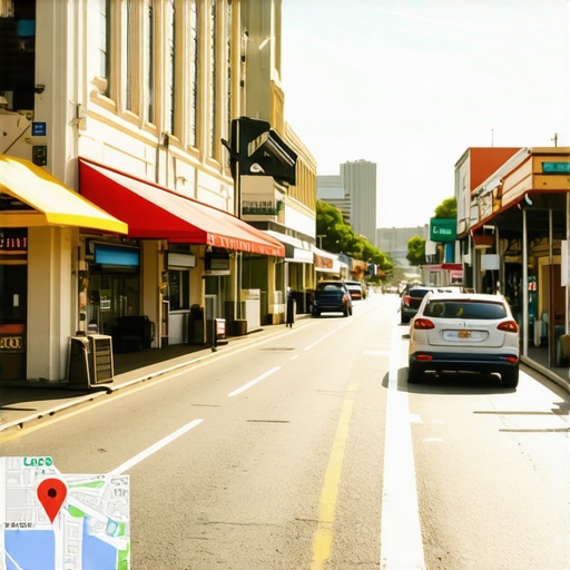 Honolulu Local SEO Landscape Honolulu street scene with local businesses and Google Maps overlay
