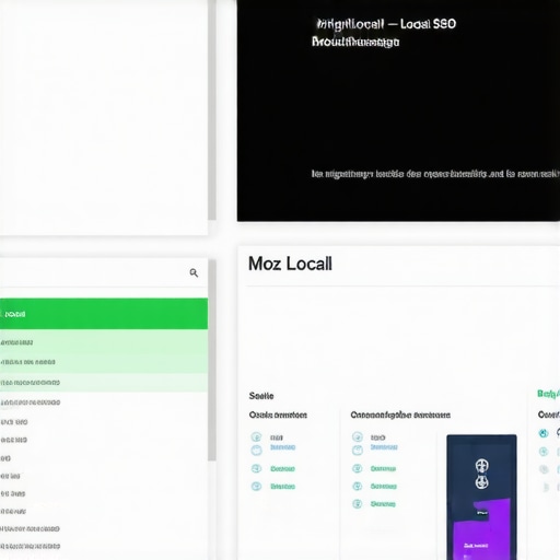 Screenshot of BrightLocal and Moz Local dashboards used for managing Honolulu business SEO.