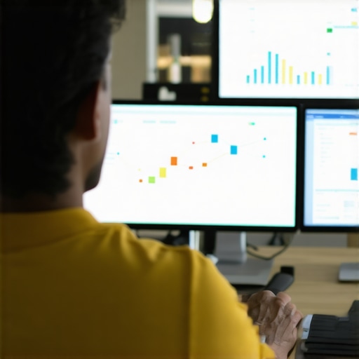 Person reviewing SEO performance dashboards for Hawaii businesses.