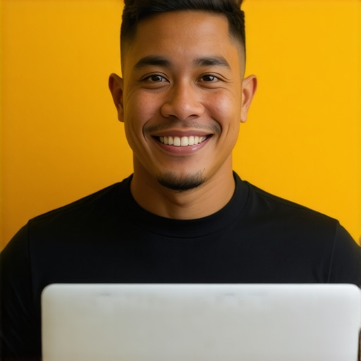 Business owner working on Google Business Profile in Honolulu