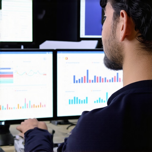 A professional analyzing SEO data for Hawaii local business optimization