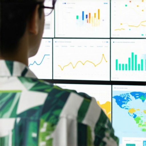 Person reviewing local SEO analytics on a Hawaii-themed dashboard